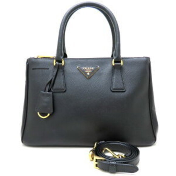 Prada Handbag Saffiano Leather Black - Picture 10 of 10